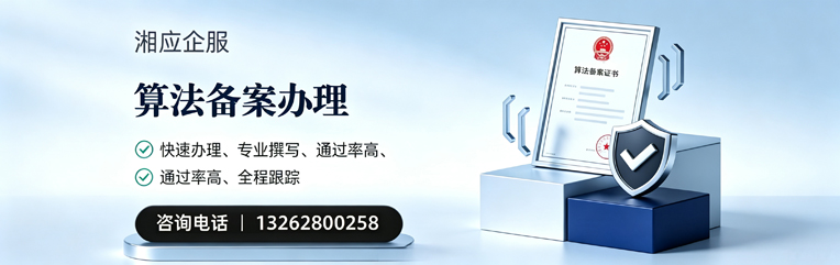 成都算法备案申报服务