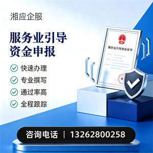 成都服务业引导资金申报服务