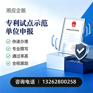 成都专利试点示范单位申报服务