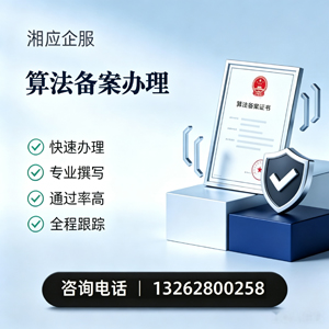 成都算法备案申报服务